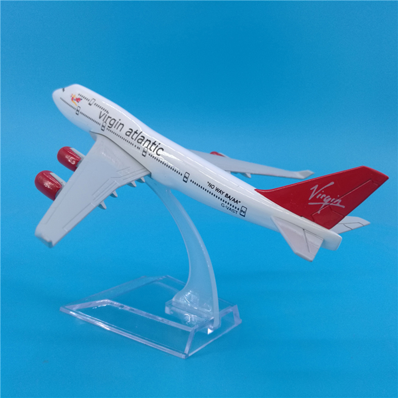 WO_ 16cm Metal Diecast Plane Model Aircraft Boeing Airlines Aeroplane Desktop To 